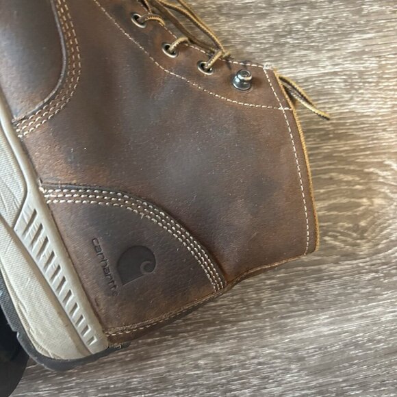 Carhartt‎ CMX4023 Boots Mens Size 13 Brown Chukka Oxford Moc Toe Work main image 15